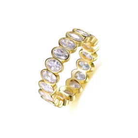 Oval Cut Eternity Ring