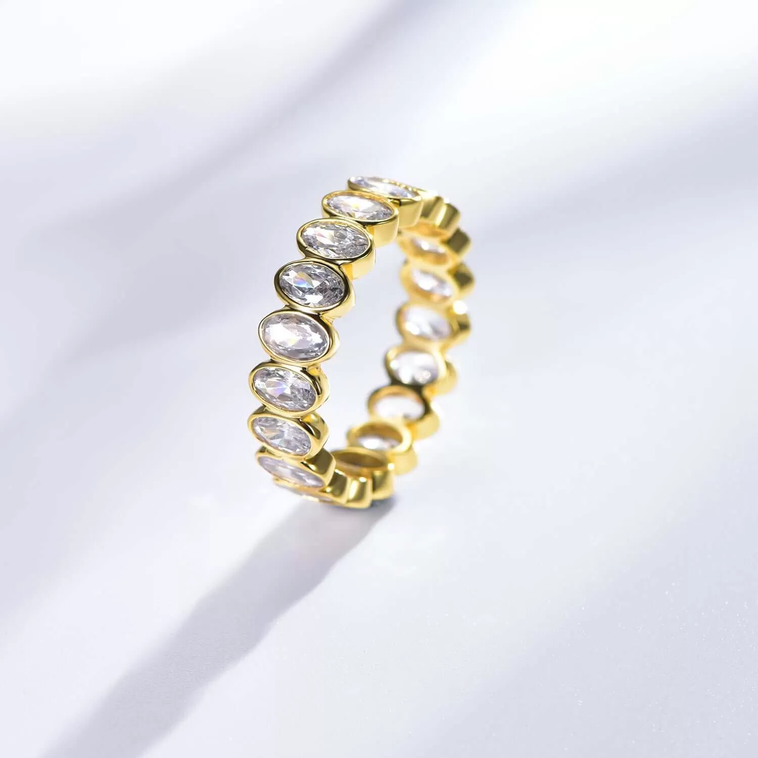 Oval Cut Eternity Ring