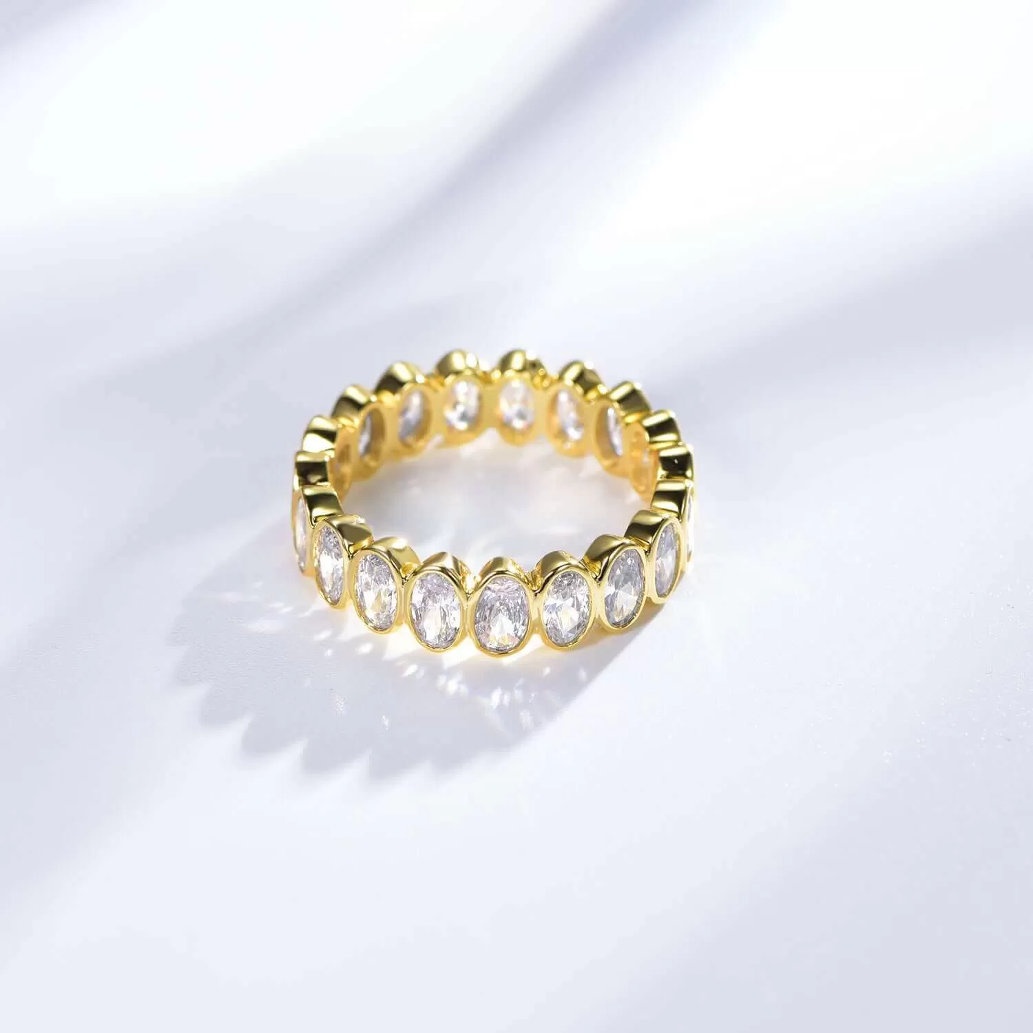 Oval Cut Eternity Ring