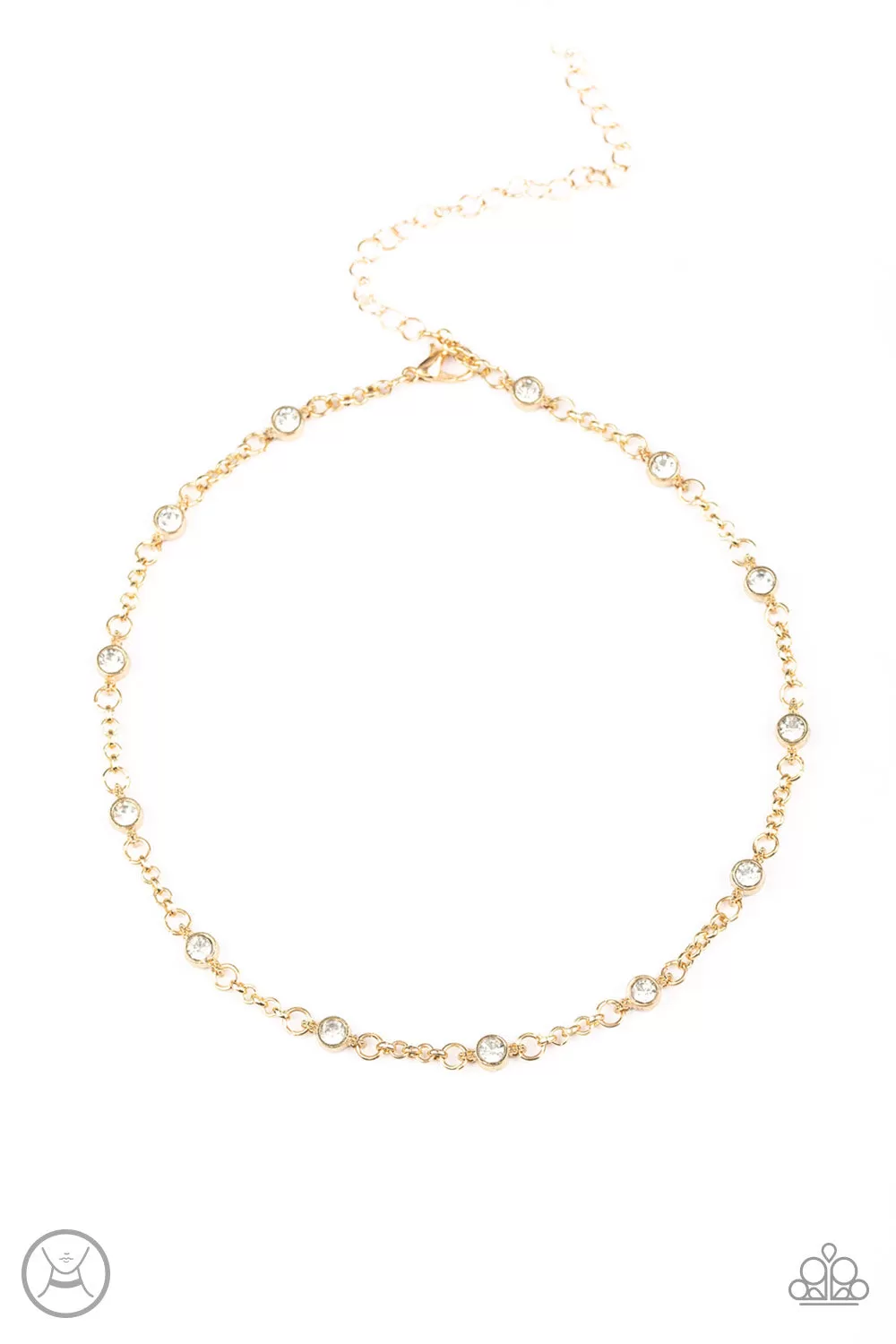 Paparazzi Accessories - Stunningly Stunning - Gold Choker