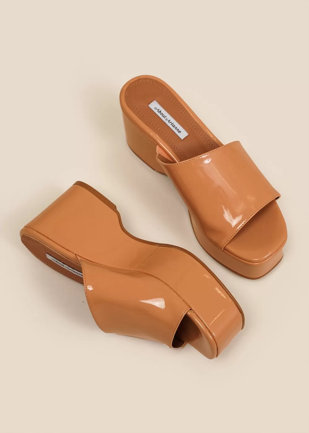 Peach Giuliana Platform Sandals