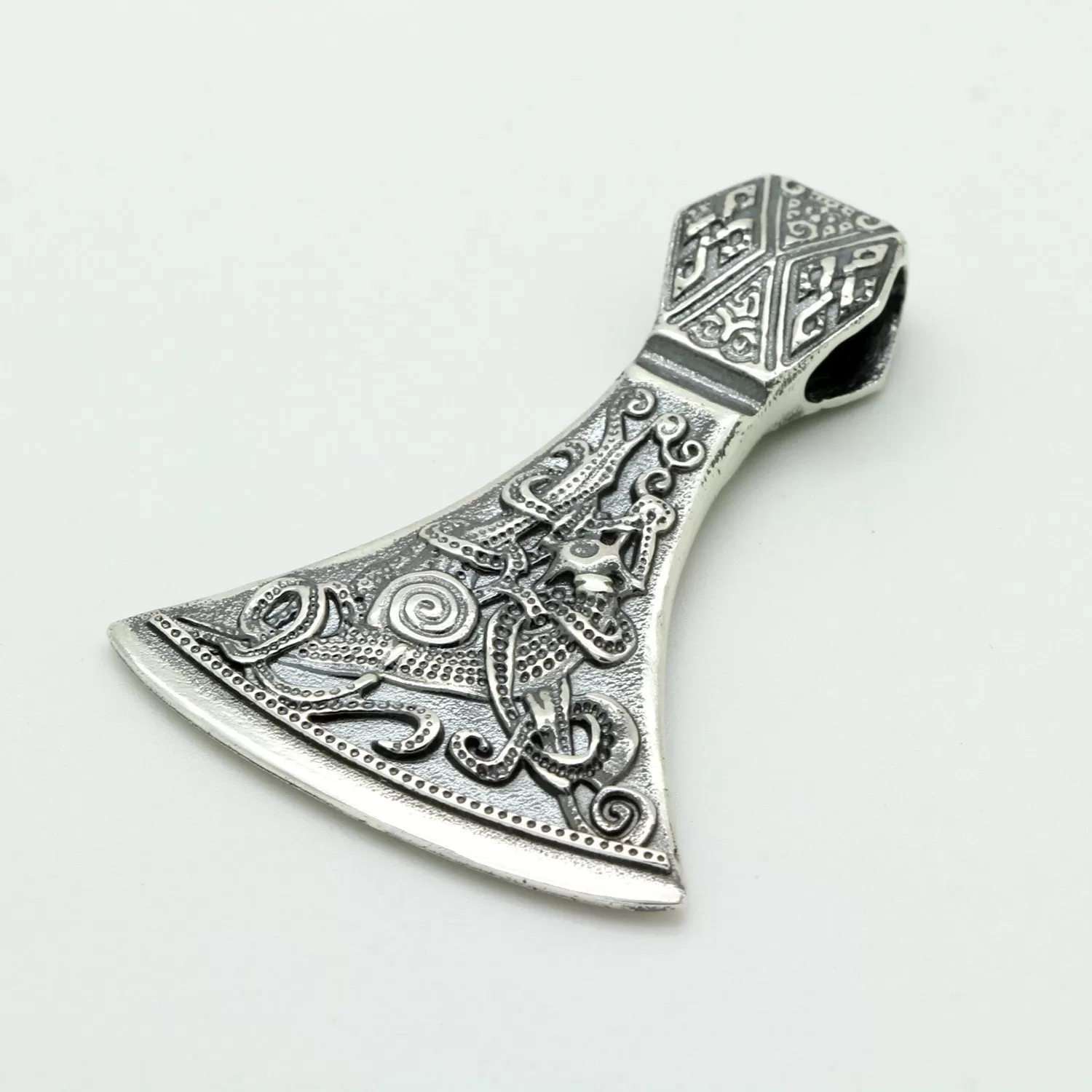 Perun Axe Slavic Amulet Silver 925