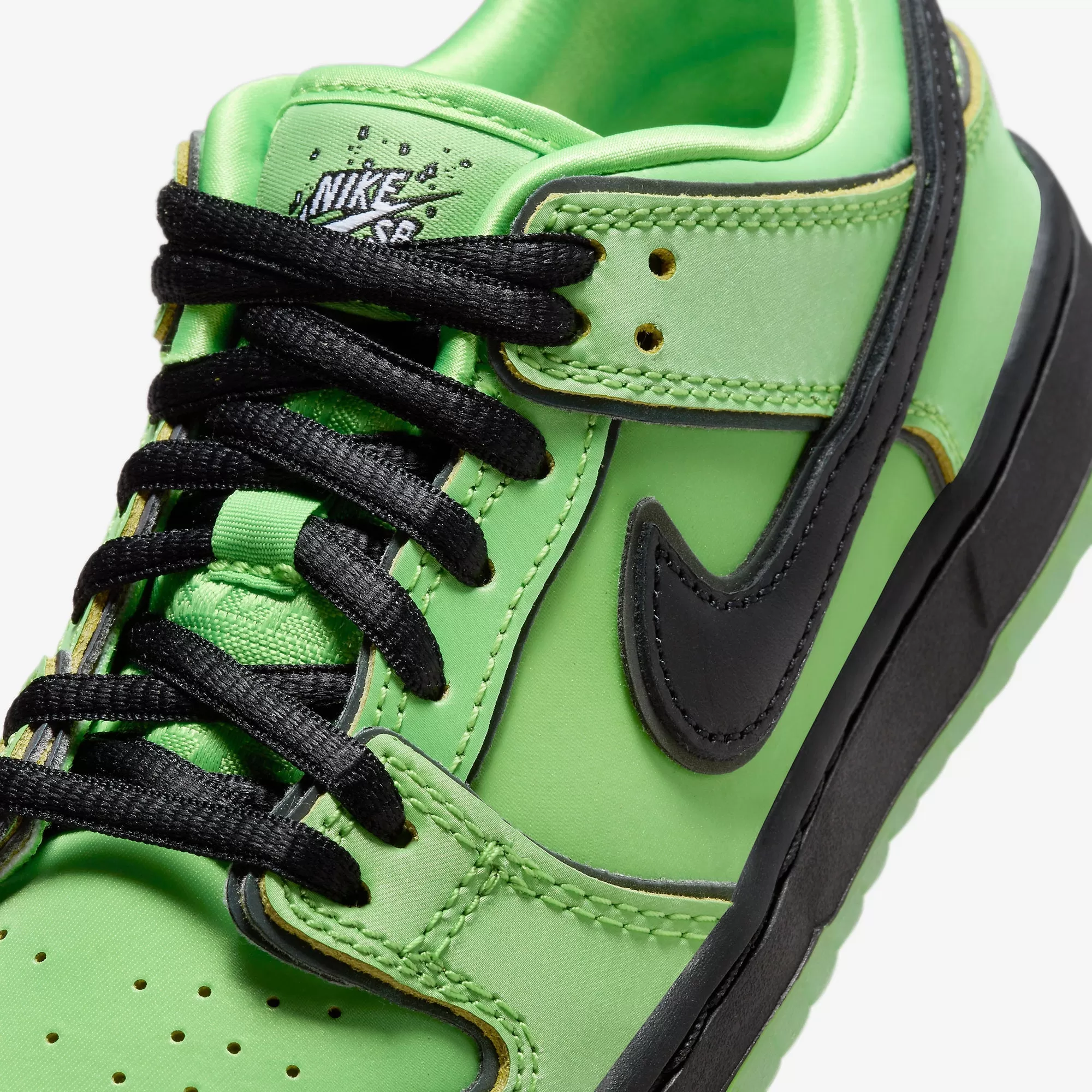 (PS) Nike SB Dunk Low Pro QS x The Powerpuff Girls 'Buttercup' (2023) FZ8832-300