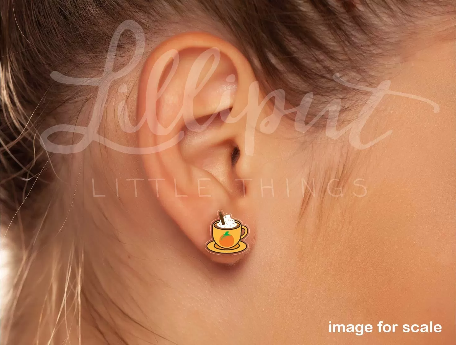 Pumpkin Spice Latte Earrings