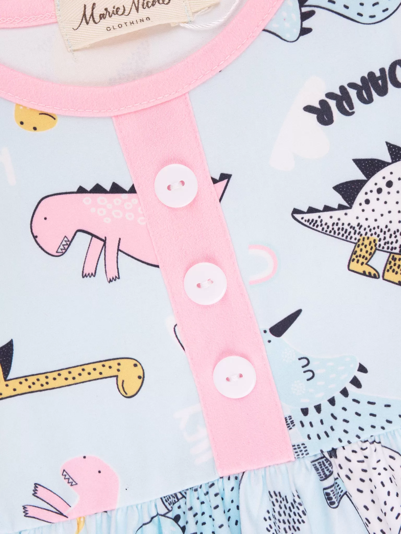 "ROARRR" Dino Tank Dress