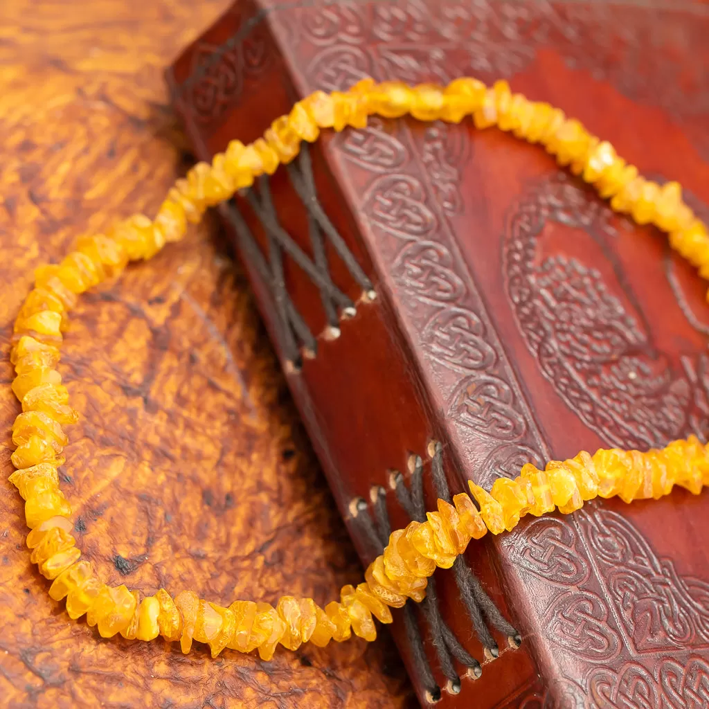 Rough Baltic Amber Necklace