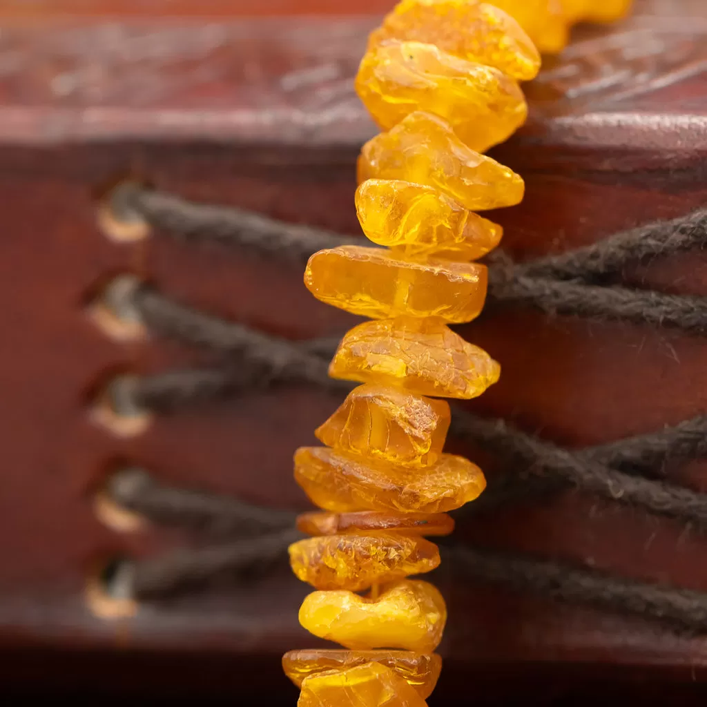 Rough Baltic Amber Necklace