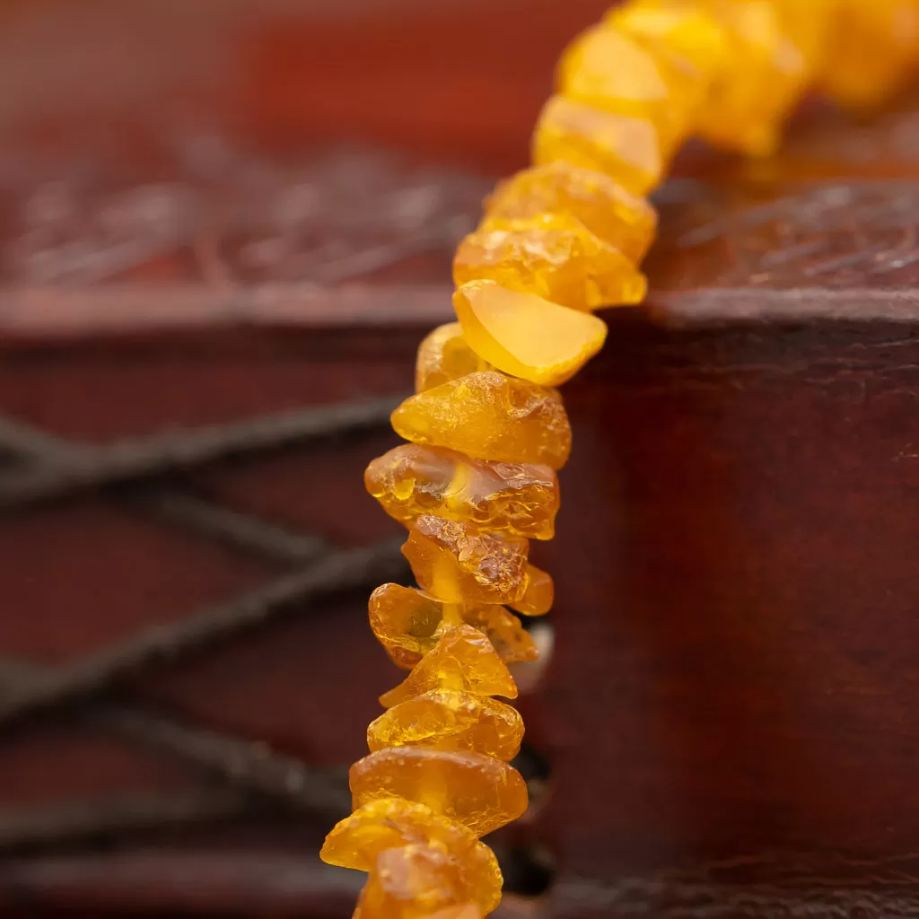 Rough Baltic Amber Necklace