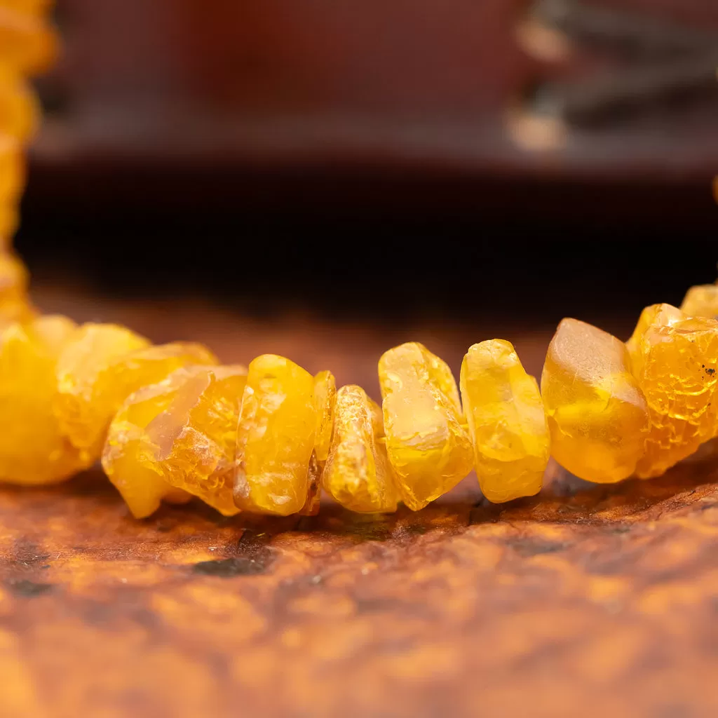 Rough Baltic Amber Necklace