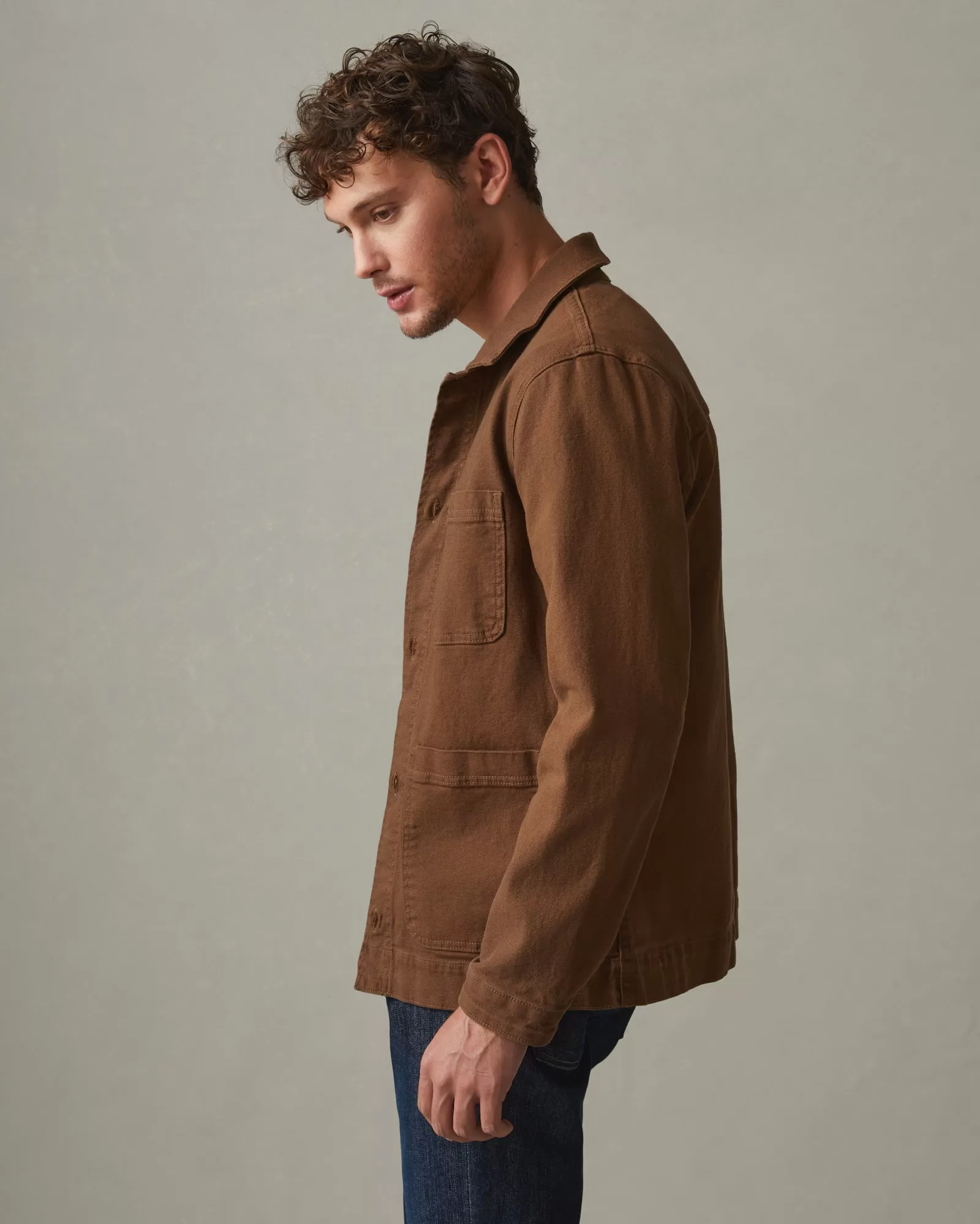 Roughneck Chore Jacket - Mahogany