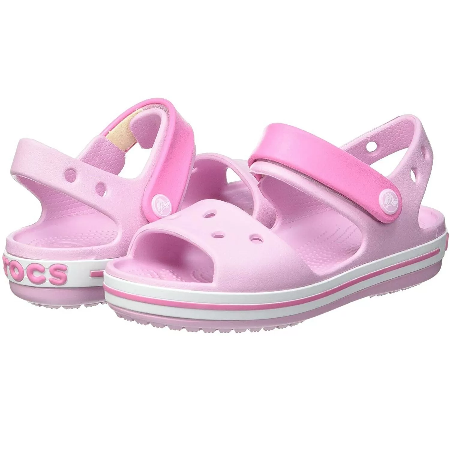 Scarpe da Bambina  CROCS - Art. 12856/BAPK- pink  Sandali in gomma