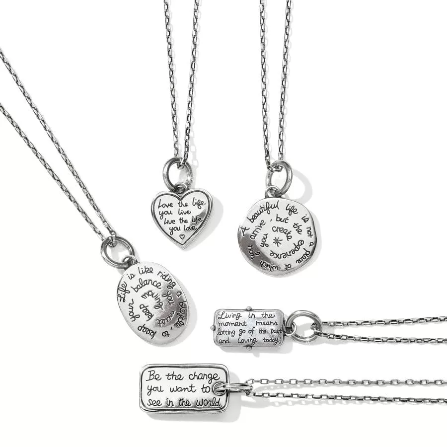 Sentiments Balance Convertible Reversible Necklace