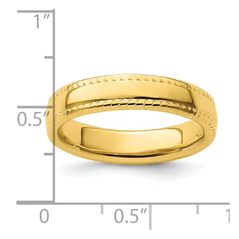 Stackable Expressions Gold-Plated Ring in Sterling Silver