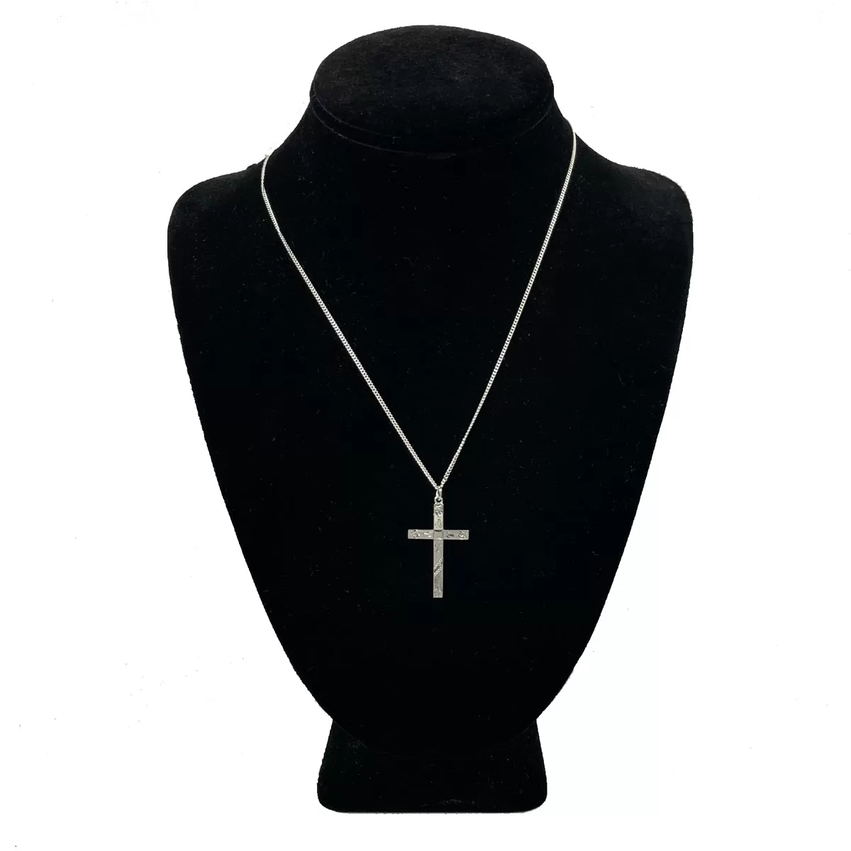 Sterling Silver Cross Necklace by Ann Gale Vintage