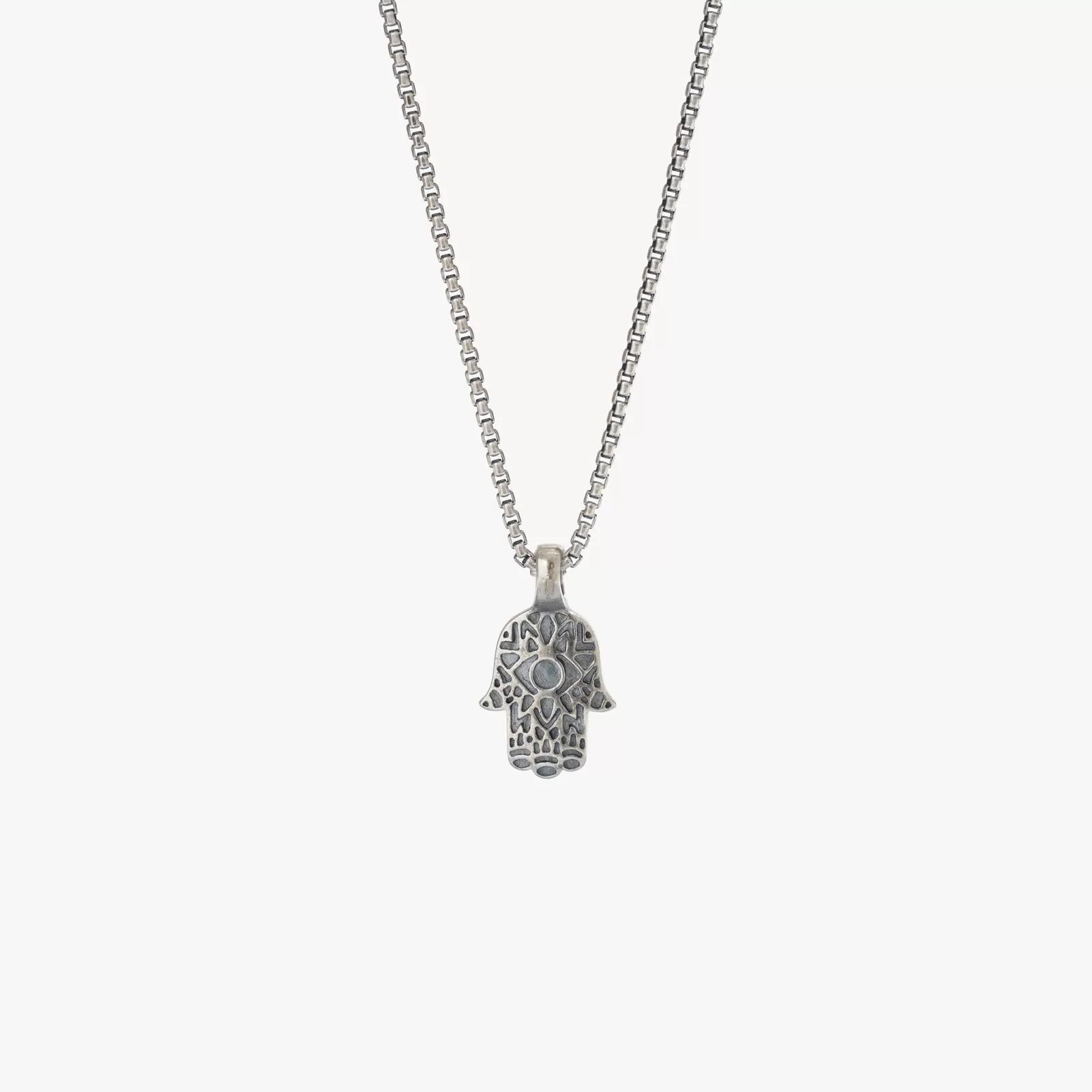 Sterling Silver Hamsa Necklace