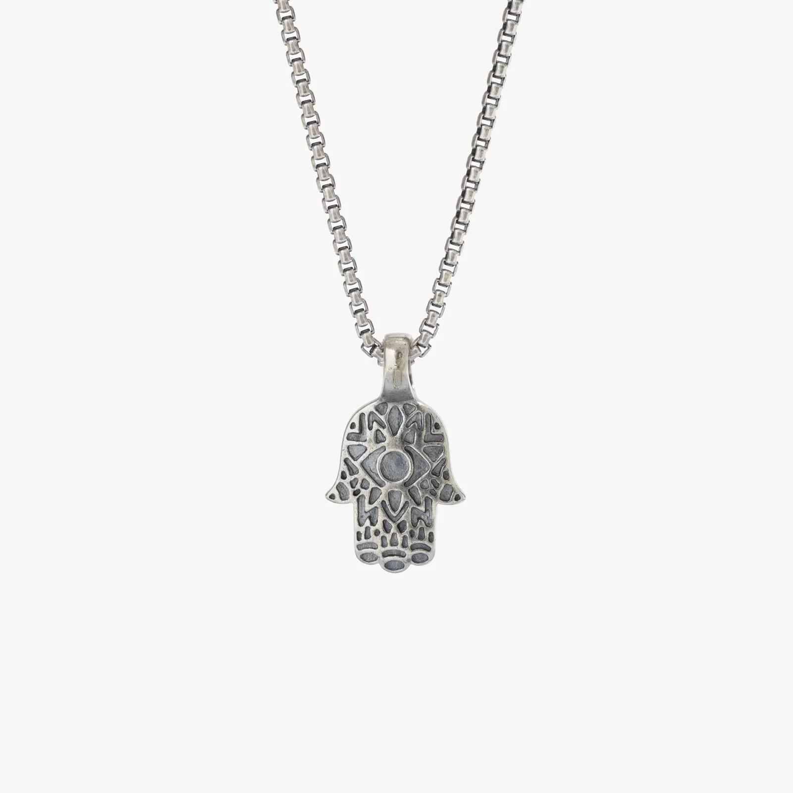 Sterling Silver Hamsa Necklace