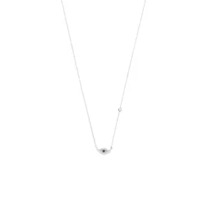 TAI RITTICHAI | CZ Mini Evil Eye Pendant Necklace