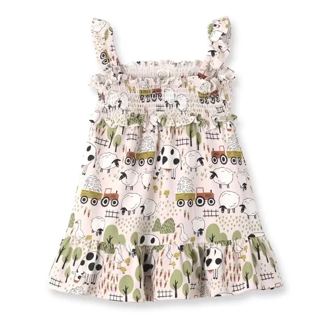 Tesa Babe Bamboo Dress in Farmyard