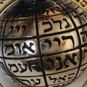 The 72 Divine Names of G-d Orb Pendant, sterling silver necklace pendant , protection jewelry