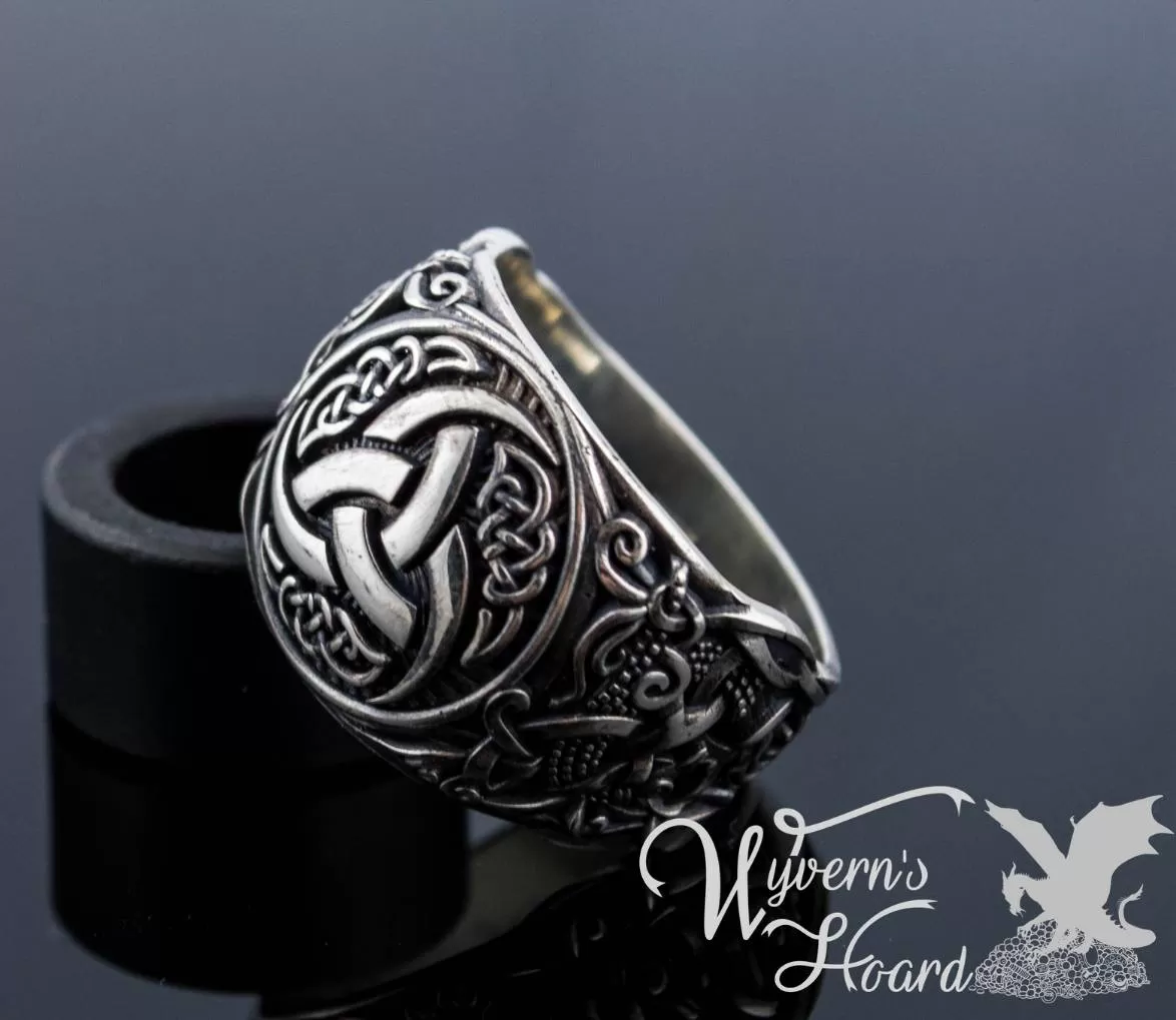 The Horns of Odin Sterling Silver Ring