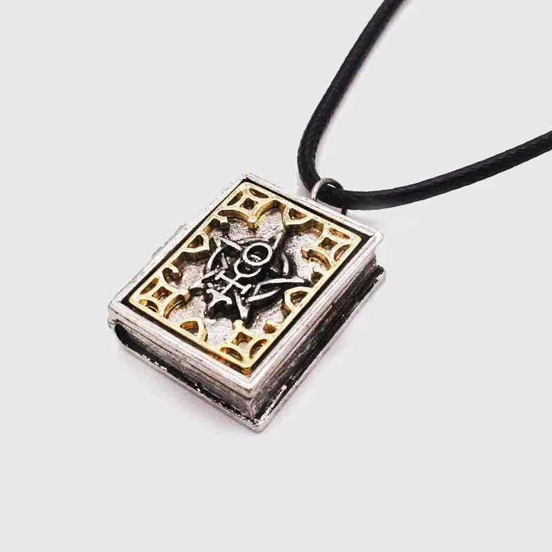 The Necromancer's Spell Book Necklace