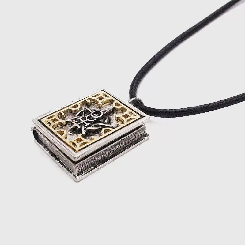 The Necromancer's Spell Book Necklace