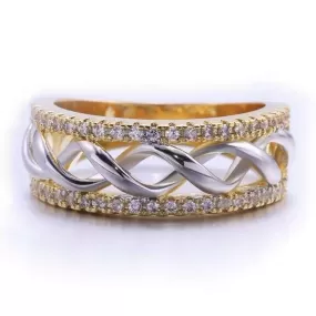 Two Tone Women's Ring X440914