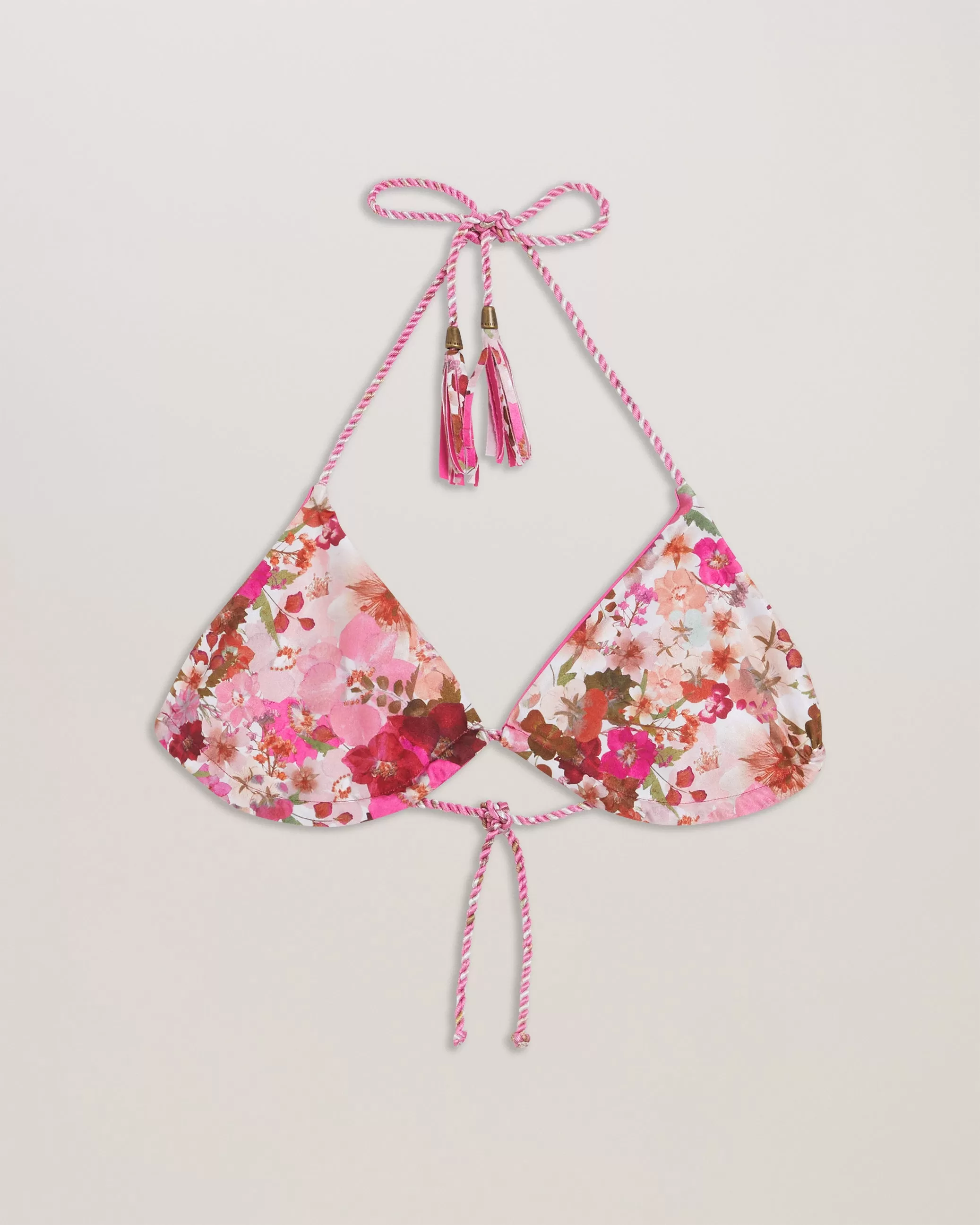 Veneza Reversible Triangle Bikini Top Pink