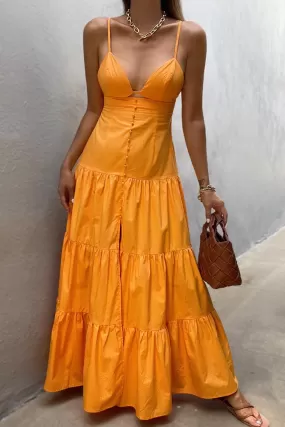 Veronica Maxi Dress - Orange