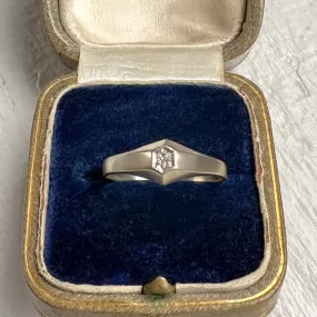 Vintage Solitaire Diamond Ring