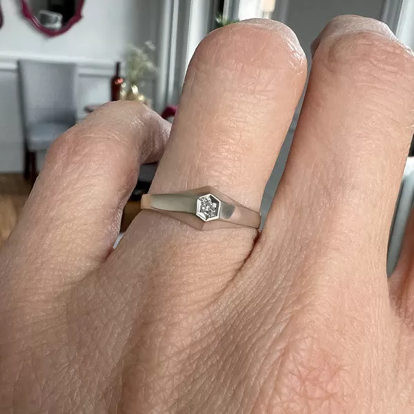 Vintage Solitaire Diamond Ring