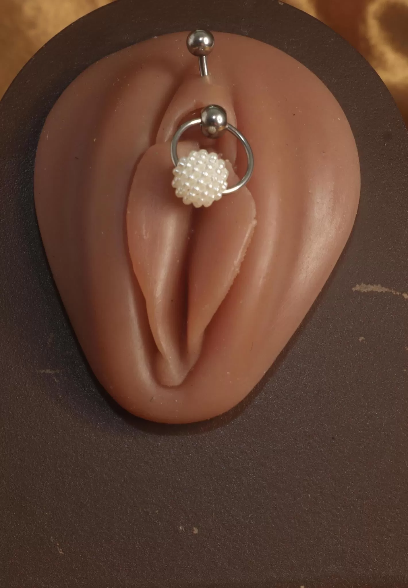 White Pearl Intimate Genital Body Piercing Jewelry