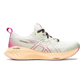 Women's Asics GEL-Cumulus 25, Whisper Green/Pink Rave, 10.5 B Medium