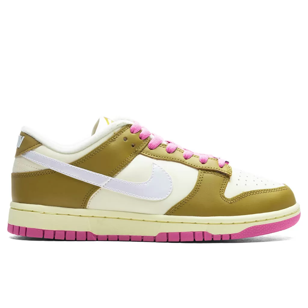 Women's Dunk Low SE - Bronzine/Coconut Milk/Playful Pink