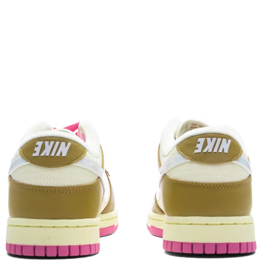 Women's Dunk Low SE - Bronzine/Coconut Milk/Playful Pink