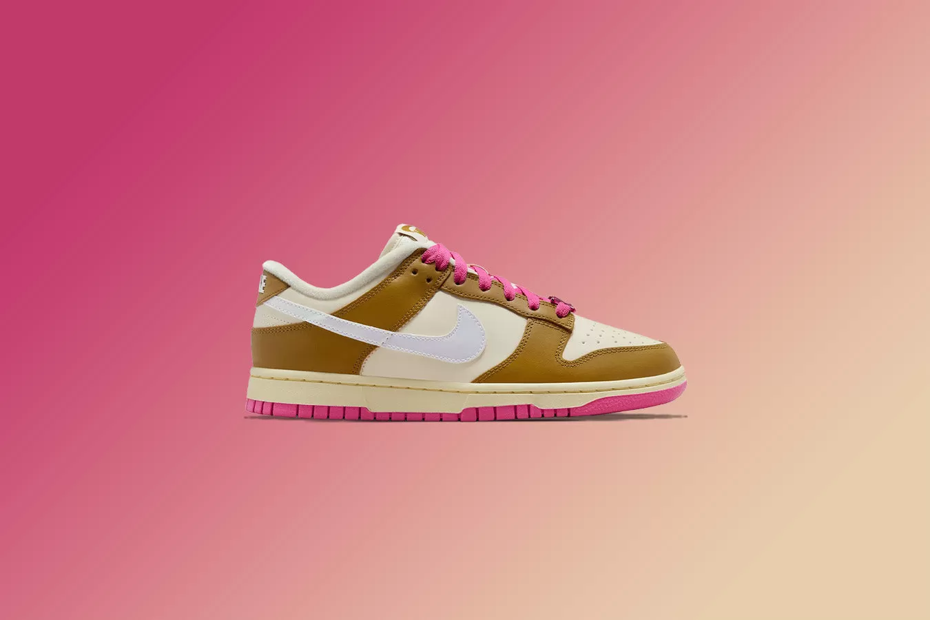 Women's Dunk Low SE - Bronzine/Coconut Milk/Playful Pink