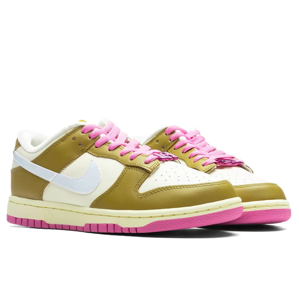 Women's Dunk Low SE - Bronzine/Coconut Milk/Playful Pink